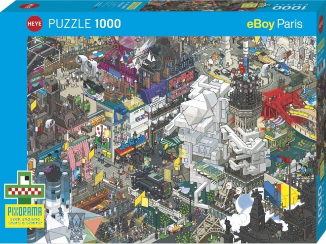 Puzzle Pixorama: Pařížské pátrání 1000 dílků