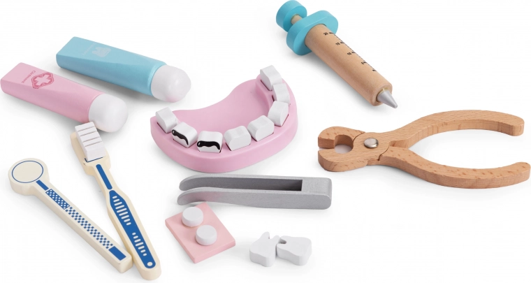 Bezpečné dřevěné díly s hladkými hranami