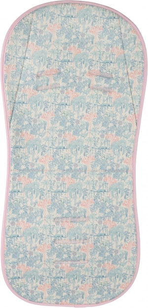 Prodyšná podložka do kočárku Breeze Jungle Pink