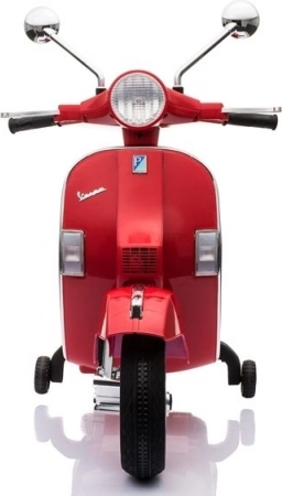 Dětský Akumulátorový Skútr Vespa Červený