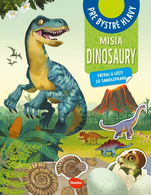 Misia Dinosauři – Pátraj a lušti se samolepkami