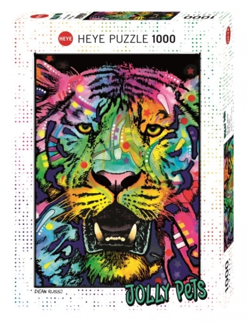 Puzzle Jolly Pets: divoký tygr