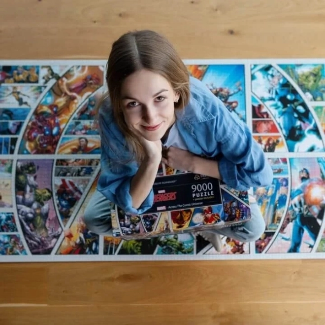 Puzzle 9000 dílků Marvel Across the Comic Universe