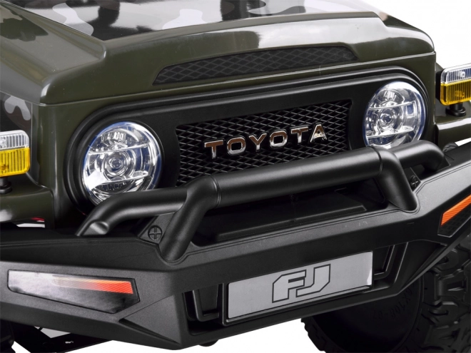 Elektrické autíčko Toyota FJ Cruiser pro děti – Zelená