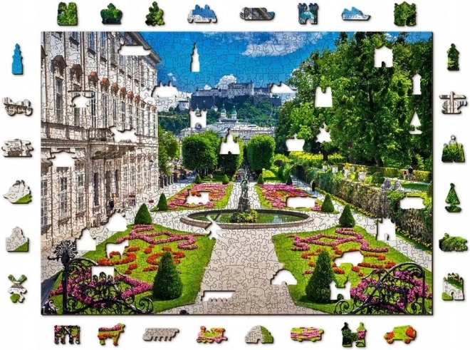 Dřevěné puzzle zámek Mirabell