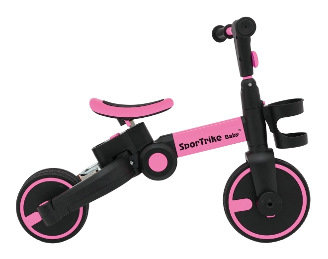 Dětské odrážedlo Happy Bike 3v1 – Růžové