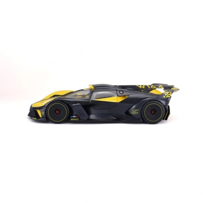 Model auta Bugatti Bolide 1:18 Žlutá/Černá