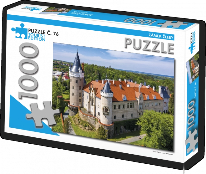 Puzzle Zámek Žleby 1000 dílků Tourist Edition