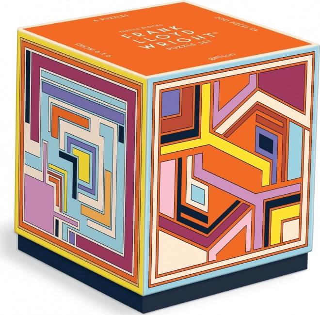 GALISON Čtvercové puzzle Frank Lloyd Wright: Textilní bloky 4x200 dílků