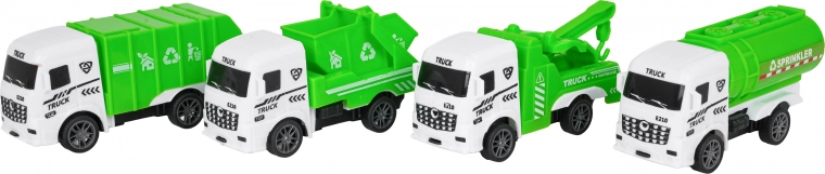 Čtyři městská vozidla v jednom setu