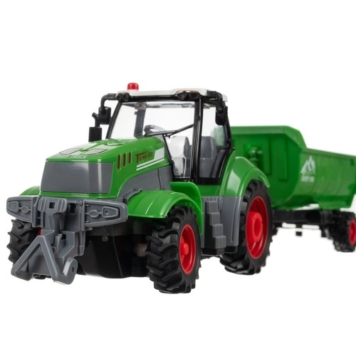 Zdalně ovládaný traktor Kruzzel s přívěsem