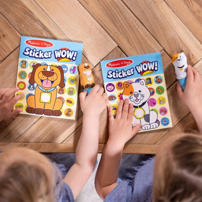 Sticker WOW! dvoupak se samolepkami - Pes a Kočka (900 samolepek)