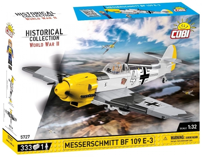 COBI 5727 II WW Messerschmitt BF 109 E-3, 1:32, 333 k, 1 f