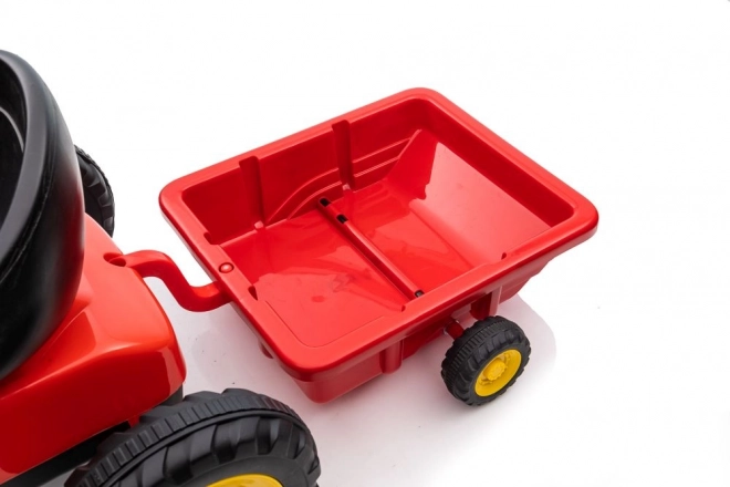 Dětský šlapací traktor červený
