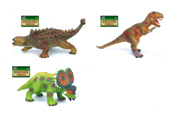 Dinosaurus měkký 3 druhy 47 cm