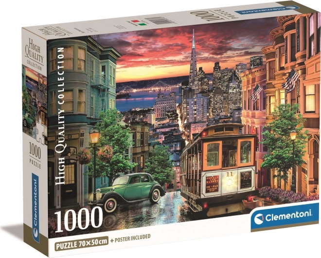 Skvostný puzzle San Francisco 1000 dílků