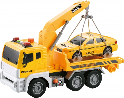 Tahač s taxíkem a světelnými a zvukovými efekty 30 cm