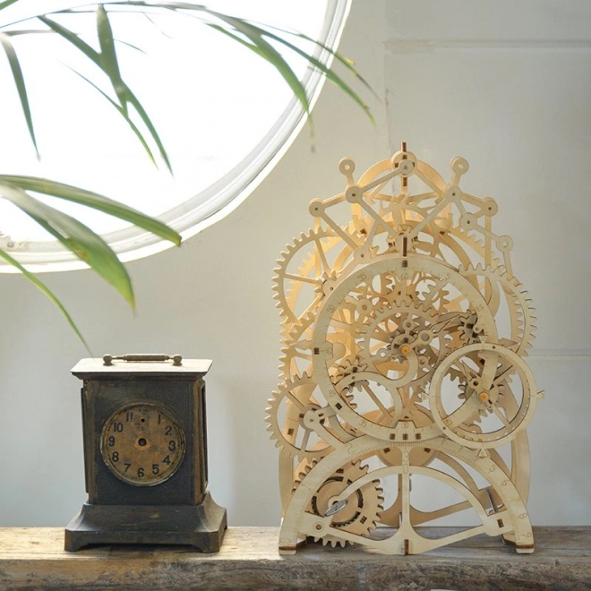 Dřevěné puzzle Kyvadlové hodiny Rokr