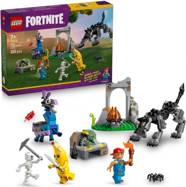 LEGO Fortnite Peely a Sparkplug Tábořiště