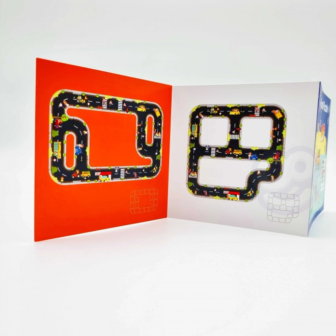 Woopie Green městské puzzle pro děti - Autodráha