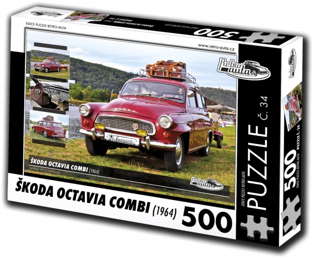 Retro-puzzle Škoda Octavia Combi 1964