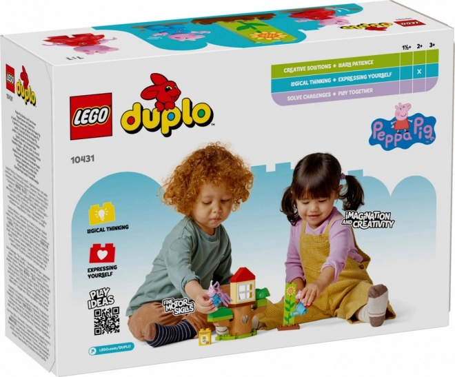 LEGO DUPLO Peppa Pig Zahrada a domek na stromě