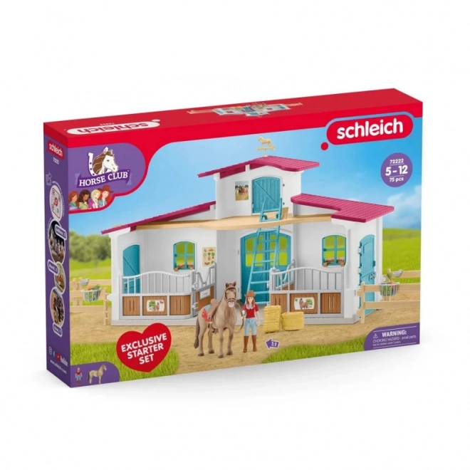 Schleich 42567 Stáj s příslušenstvím u jezera