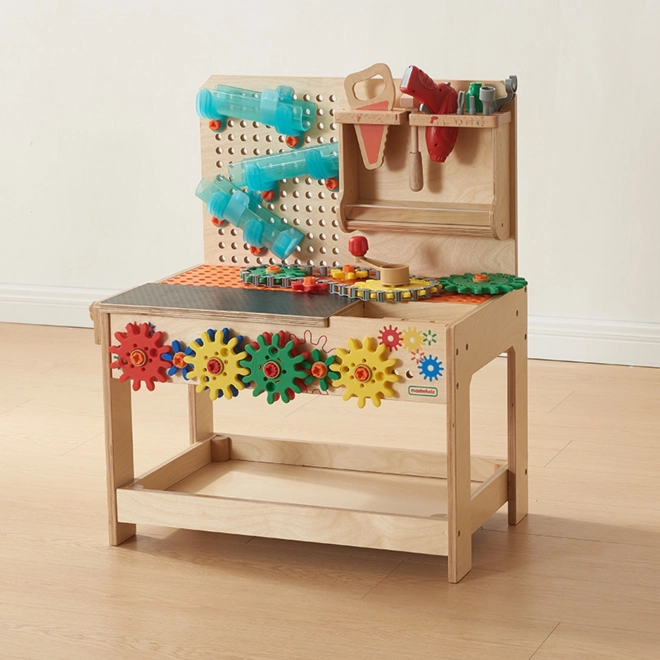 Dřevěný workshop XXL Montessori STEM s nástroji MASTERKIDZ
