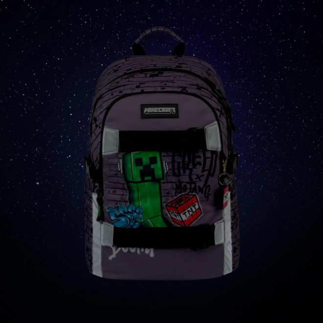 Sada 3 Skate Baagl Minecraft TNT: Batoh, Penál, Sáček