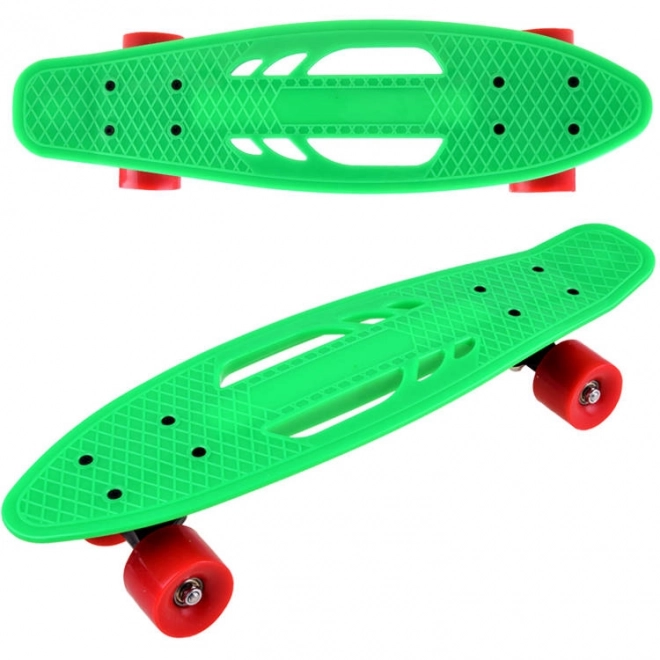 Dětská lehká děrovaná skateboardová fiska – Zelená