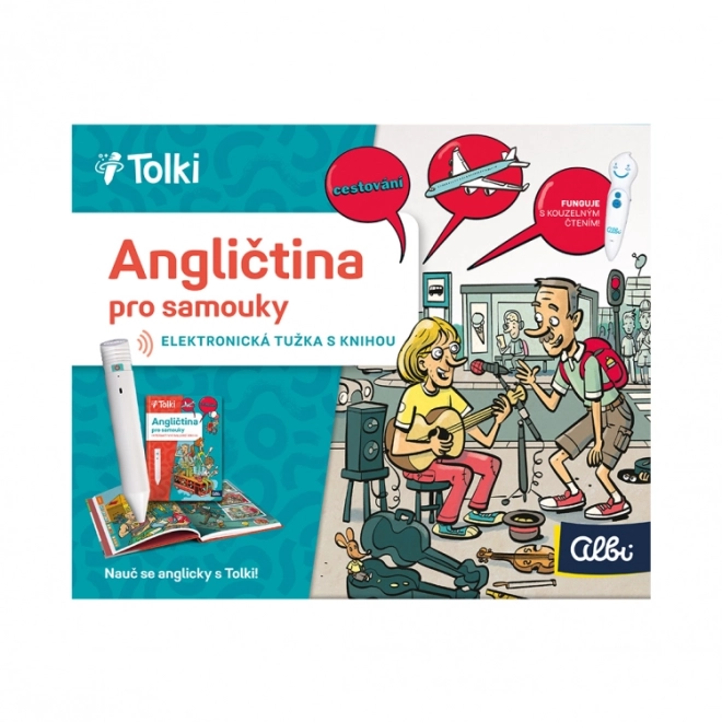 Kouzelné Čtení Tolki Albi tužka + AJ pro samouky