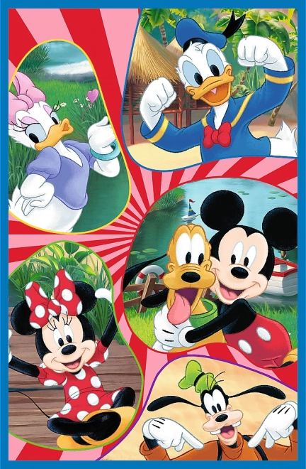 Puzzle Tým Mickey Mouse 3x80 dílků