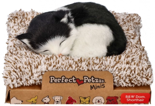 Perfect Petzzz černo-bílá kočka na pelíšku