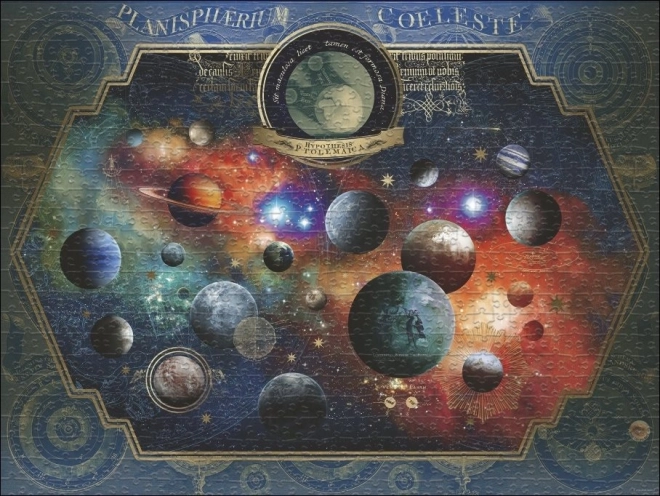 Puzzle Heye Map Art: Vesmír 1500 dílků