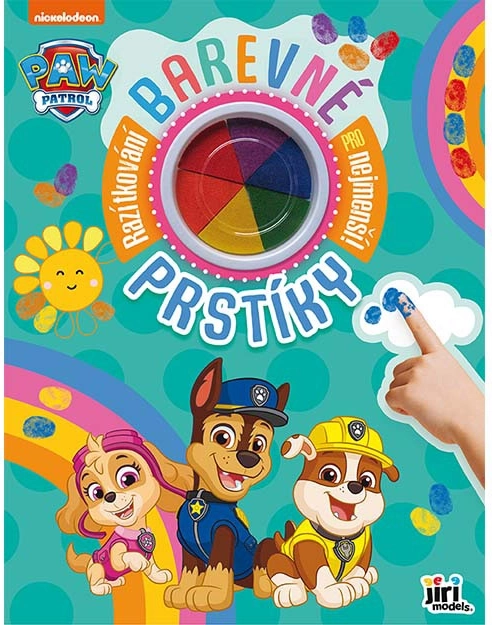 Kreativní sada Barevné prstíky Tlapková patrola