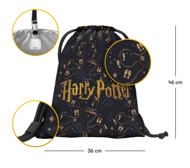 BAAGL Školní sáček na obuv Harry Potter Pobertův plánek