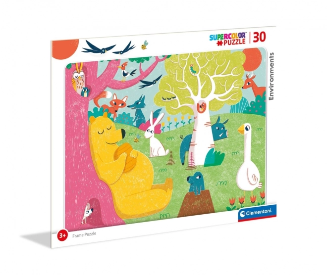 CLEMENTONI Puzzle Život za polárním kruhem 30 dílků