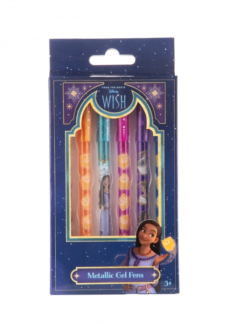 Metalická gelová pera Disney Wish