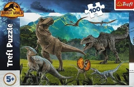 Puzzle dinosauři Jurassic Park 100 dílků
