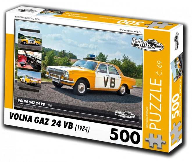 Retro auta puzzle Volha GAZ 24 VB 1984