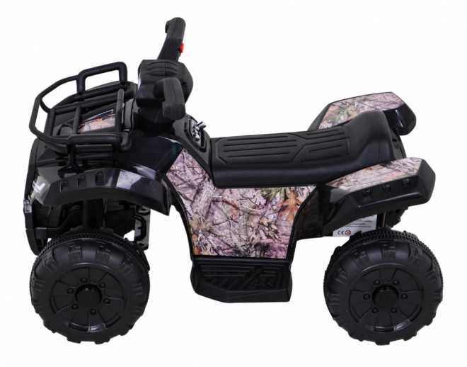 Dětská bateriová čtyřkolka Storm + 25W motor + MP3 USB + LED dioda – Černá
