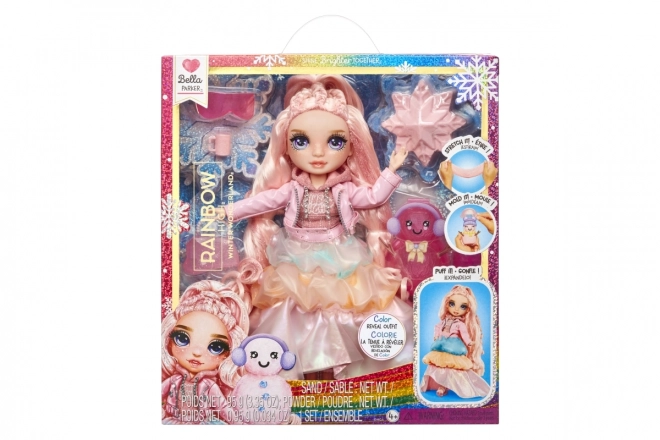 Rainbow High Zimní fashion panenka - Bella (Pink) TV