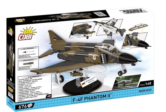Stavebnice Luftwaffe Phantom II s 676 dílky