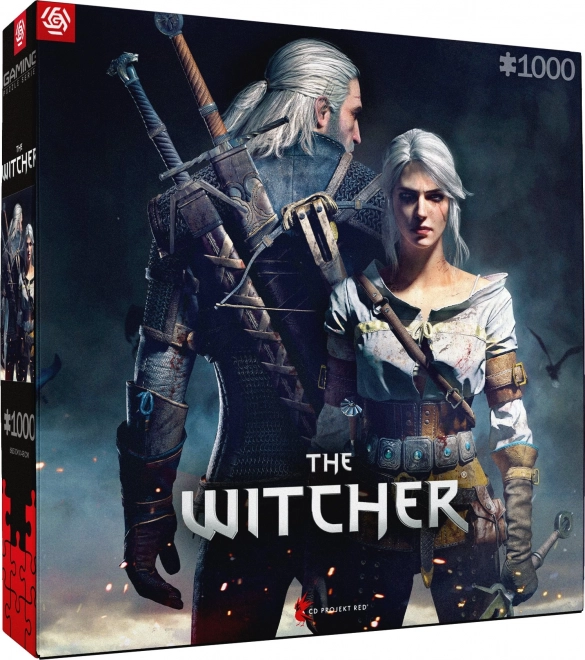 Puzzle Zaklínač - Geralt a Ciri 1000 dílků