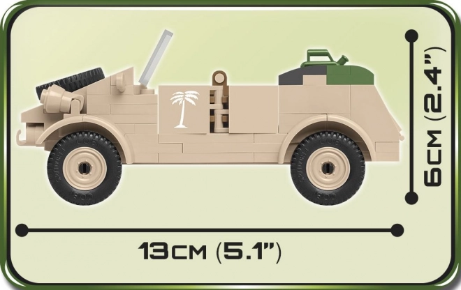 COBI 2402 II WW VW typ 82 Kubelwagen, 195 k, 1 f