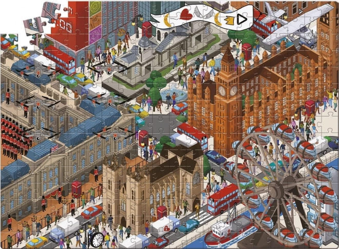 Puzzle 300 prvků Mixtery Hacking Attack v Londýně