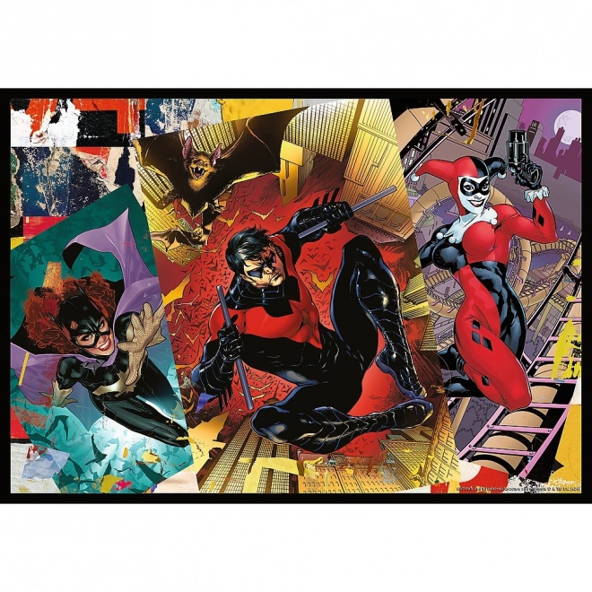 Puzzle 4x250 dílků Batman v akci