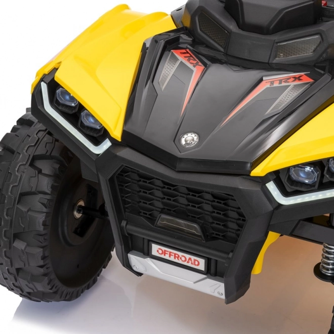 Žlutý sportovní dětský čtyřkolka TX ATV
