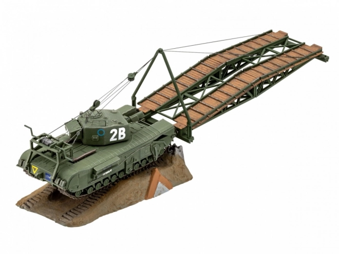 Plastikový model Churchill A.V.R.E 1/76