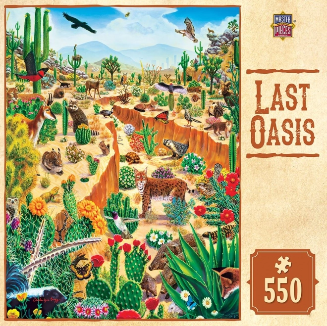 Puzzle Poslední Oáza od MASTERPIECES, 550 dílků